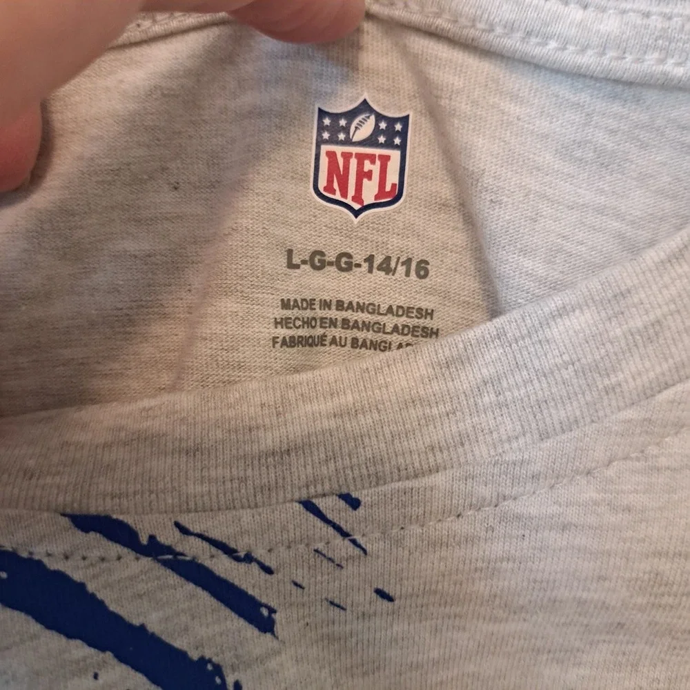 Nike Los Angeles Rams Cooper Kupp 10 Youth T-Shirt Bundle Blue Grey Kids L 14/16